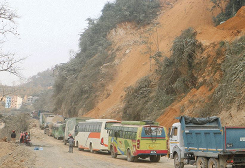 पृथ्वीराजमार्गको विमलनगर खण्ड एक महिना आंशिक बन्द हुने