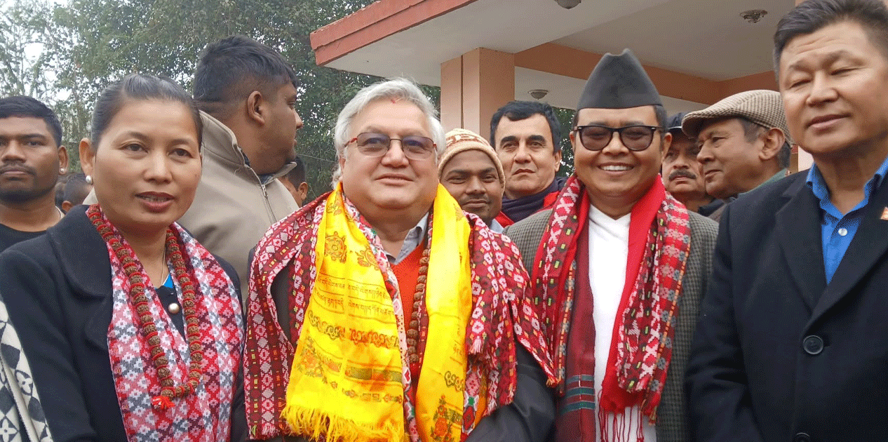 राष्ट्रिय सभा निर्वाचनका लागि कोशीमा गठबन्धनका उम्मेदवारले गरे उम्मेदवारी दर्ता