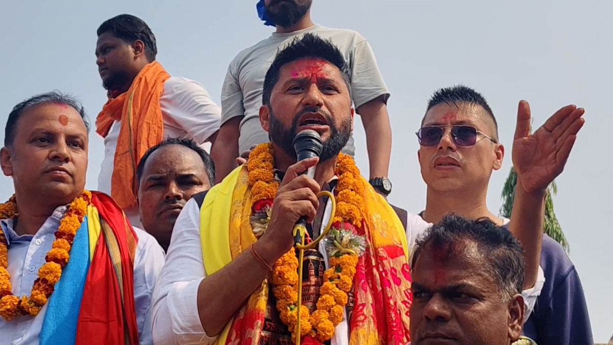 रास्वपा सभापति लामिछानेको घोषणा– 'देश– मधेस विभाजित गर्ने राजनीतिको अन्त्य गर्छौं'