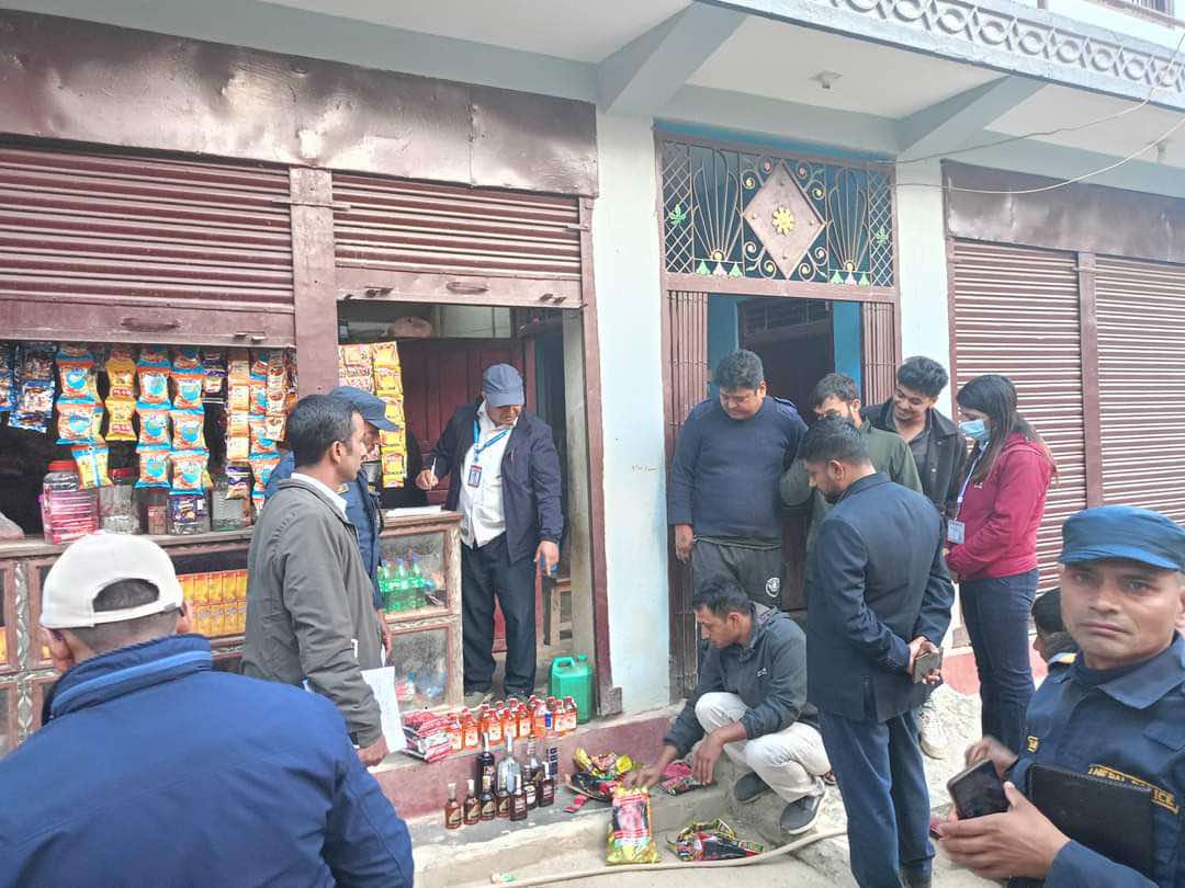 छत्रदेव गाउँपालिकाद्वारा बजार अनुगमनलाई तीव्रता