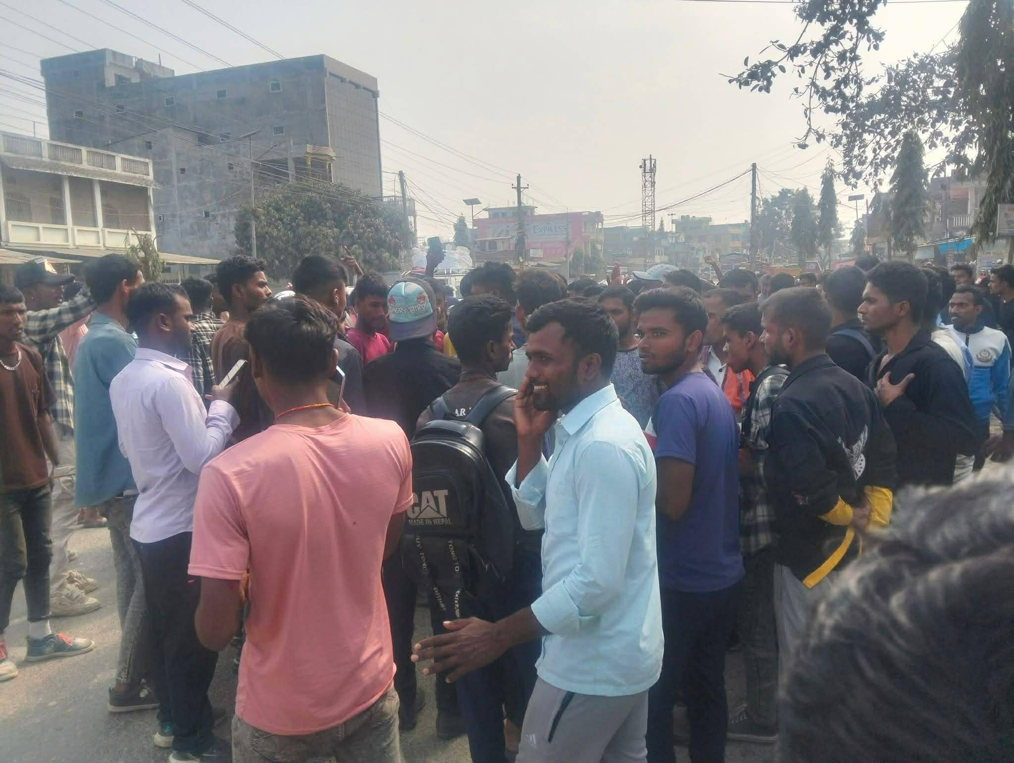 गरुडामा म्यादी प्रहरीको प्रदर्शन