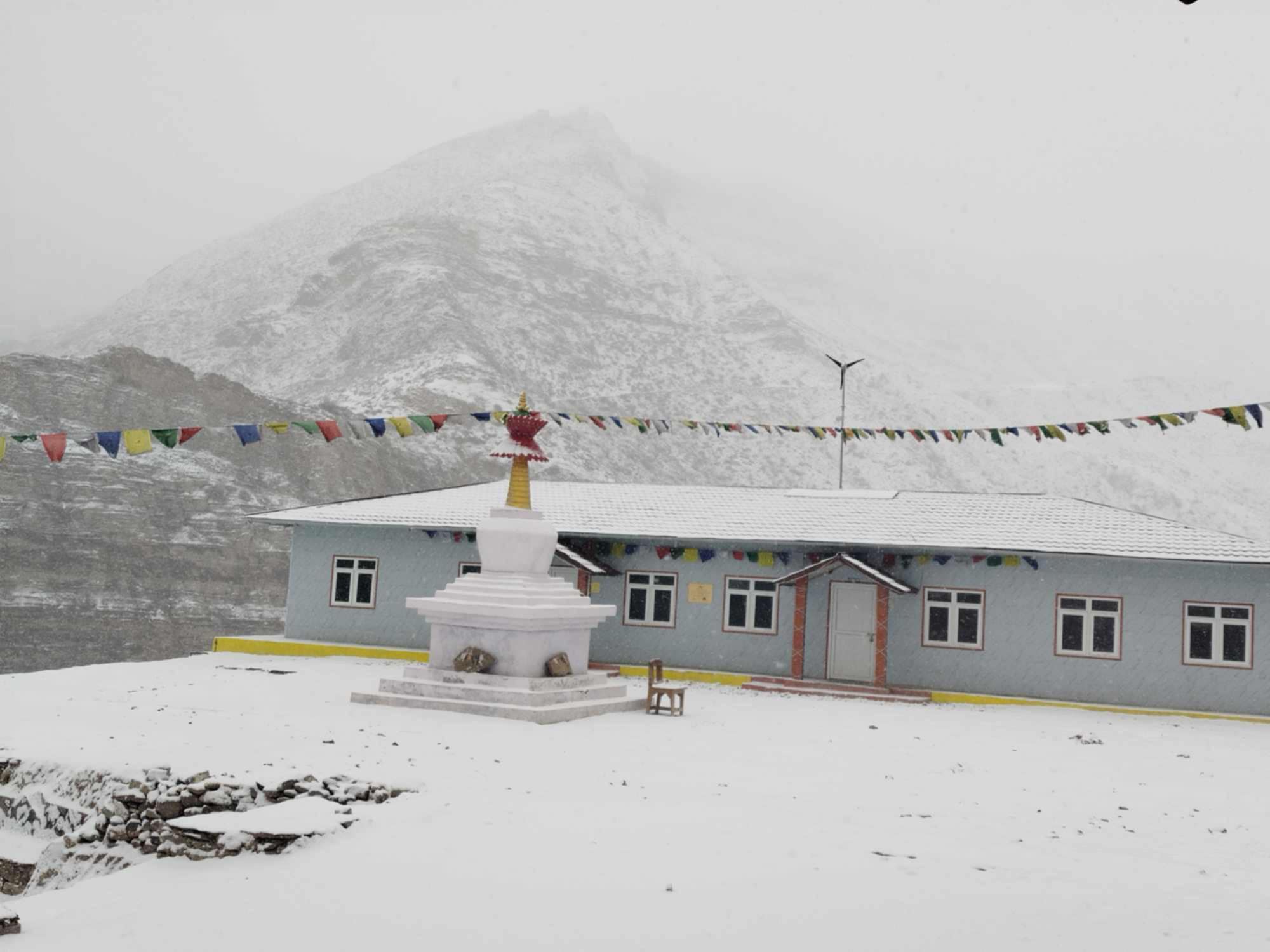 शे-फोक्सुण्डो गाउँपालिकामा हिमपात, कृषकहरू खुसी