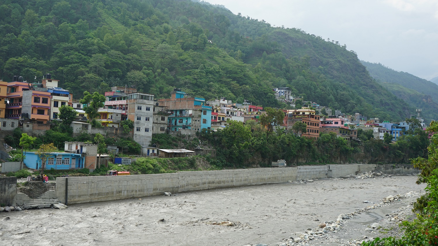 बेनीमा बाढी नियन्त्रण गर्न ५० करोडको पक्की पर्खाल निर्माण