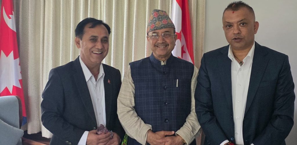 सभापति गगनले थाले असन्तुष्ट नेताका निवासमै पुगेर संवाद