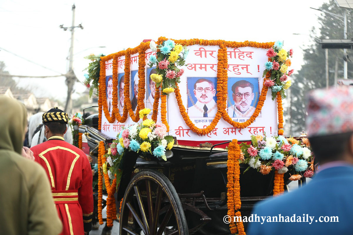 शहीद दिवसको अवसरमा काठमाडौं महानगरले गर्‍यो प्रभातफेरी (तस्बिरहरू)