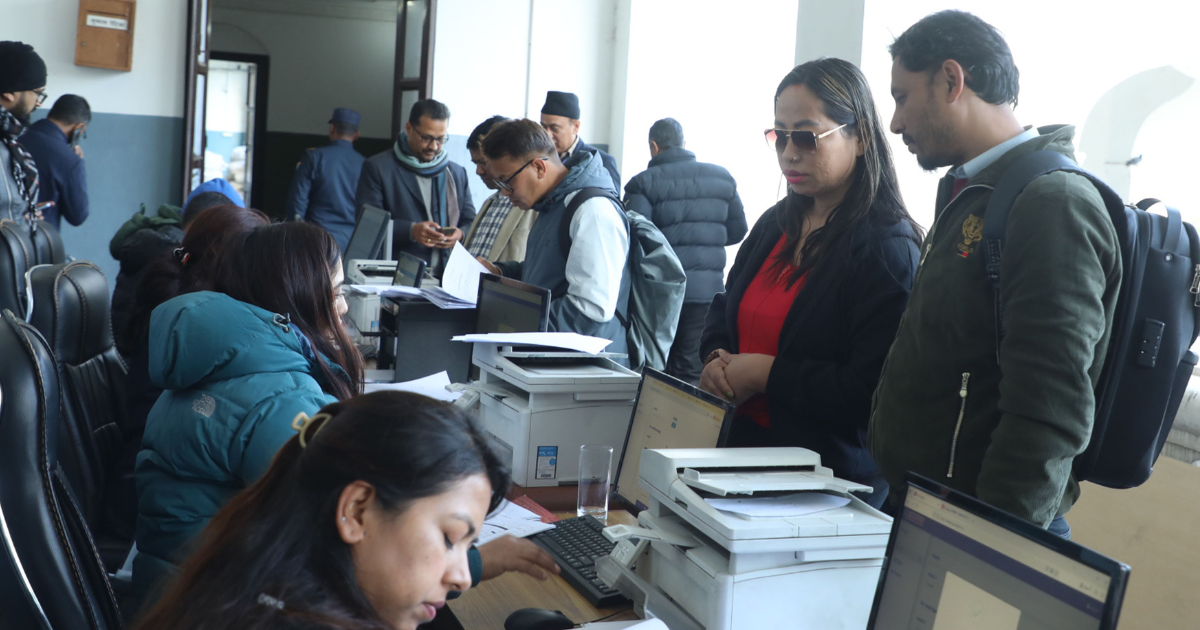 समानुपातिकतर्फ बन्दसूची बुझाउन ७ दल आयोगमा, अझैं पुगेनन् कांग्रेस, एमाले र नेकपा  