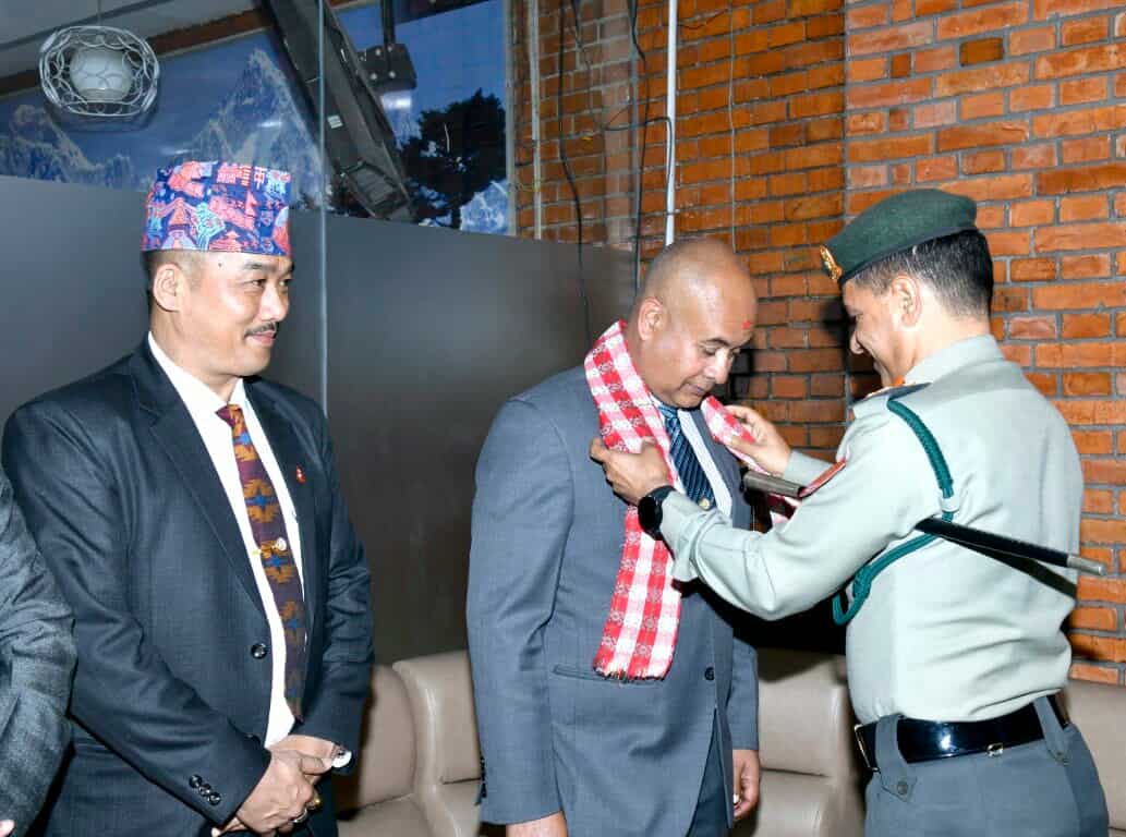 सशस्त्र प्रहरी महानिरीक्षक अर्याल भारत प्रस्थान