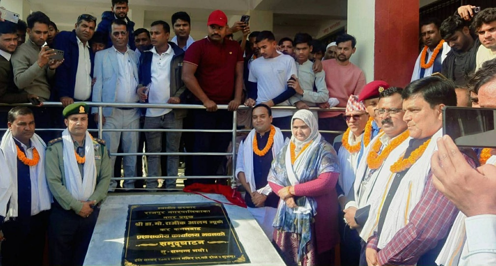 राजपुर नगरपालिकाको नवनिर्मित प्रशासकीय भवन उद्घाटन, सेवा प्रवाहमा सुधार हुने अपेक्षा