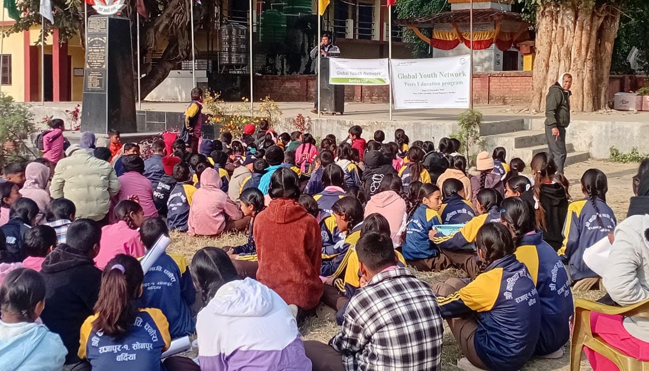 विद्यार्थीहरूले सुनाए जलवायु परिवर्तनका कारण र न्यूनीकरणका उपाय