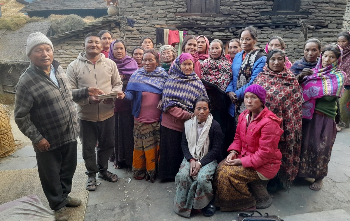 देउसी भैलोमा संकलित दुई लाख सडक निर्माणमा