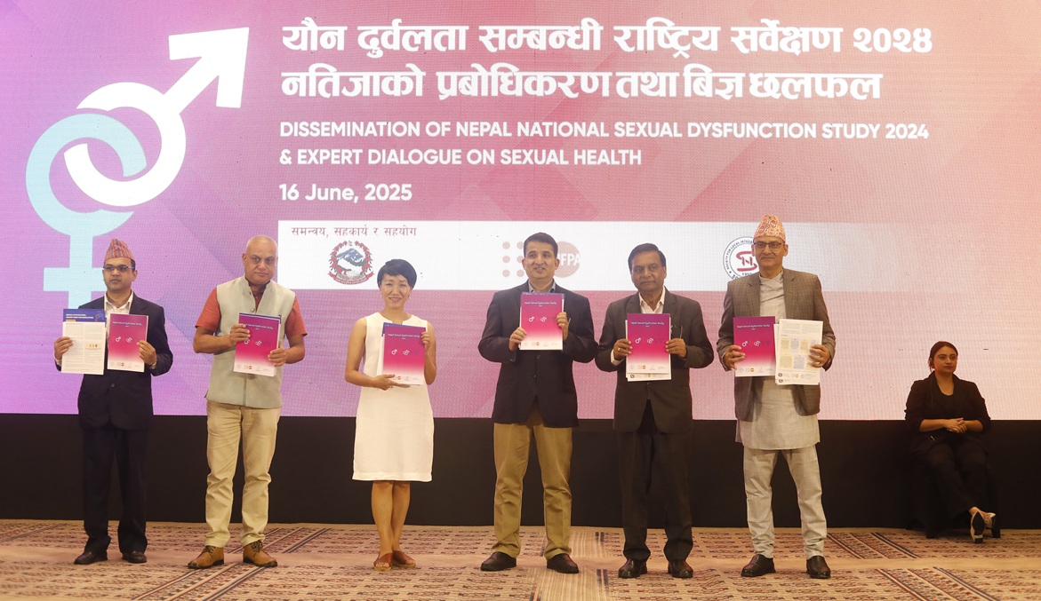 नेपालमा ७२ प्रतिशत पुरुष र ६७ प्रतिशत महिलामा यौन दुर्वलता
