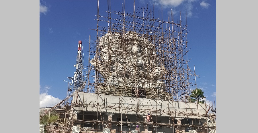 धार्मिक पर्यटकको नयाँ गन्तव्य सराङकोटको पञ्चमुखी गणेश मूर्ति