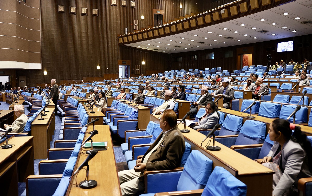 प्रतिनिधिसभा  बैठक शून्य समय : गणतन्त्र र संविधानलाई रक्षा गर्न सांसदको आग्रह