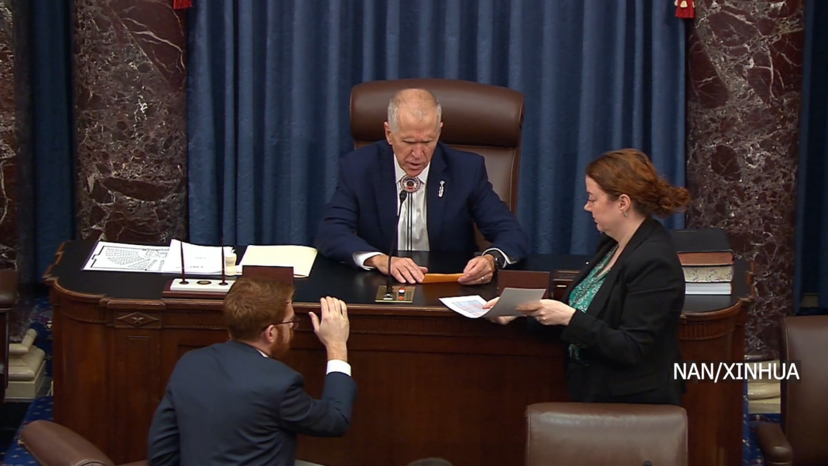 अमेरिकी सिनेटद्वारा ९०१ अर्ब डलरको रक्षा नीति विधेयक पारित