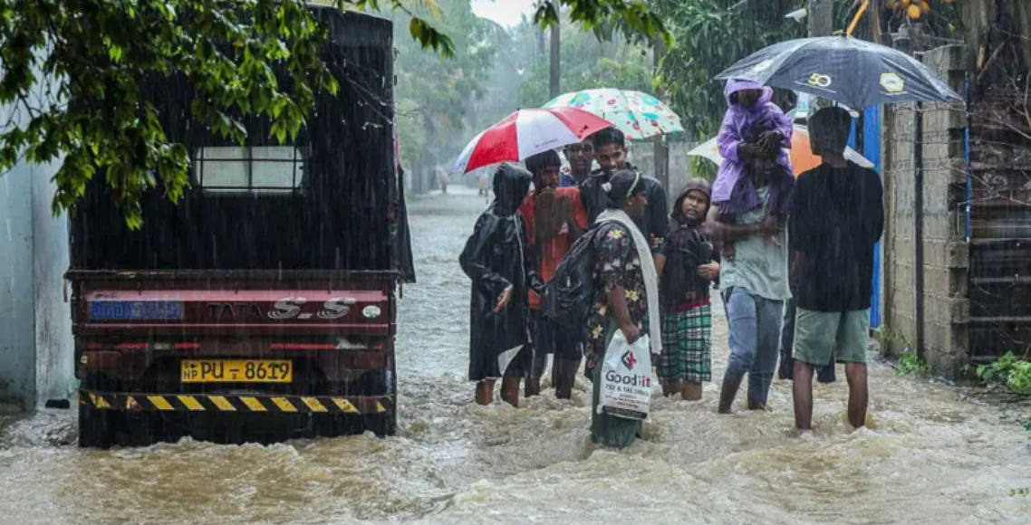 श्रीलंकामा चक्रवातका कारण ४ सय ६५ जनाका मृत्यु 