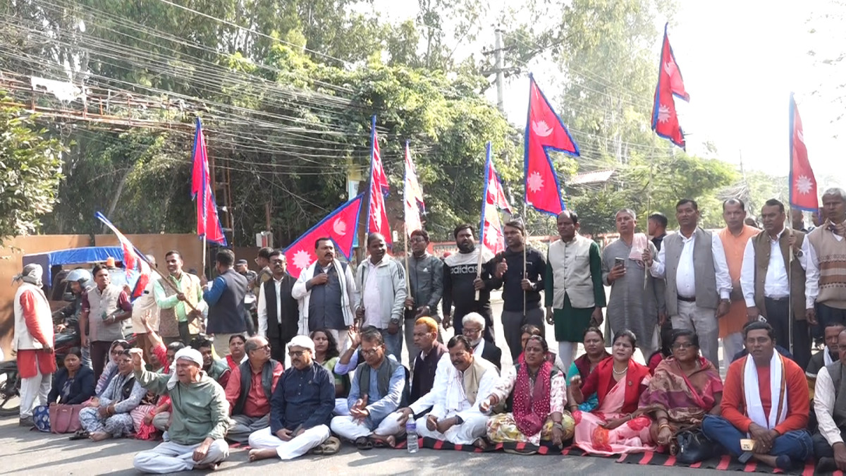 मधेश सरकार गठनविरुद्ध सात राजनीतिक दल आज पनि आन्दोलित