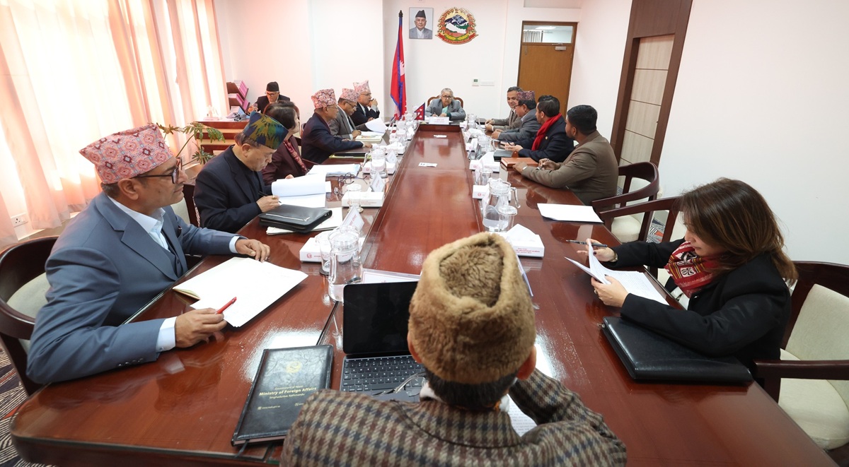 माघ ४ गते राष्ट्रिय सभा अधिवेशन आह्वानका लागि राष्ट्रपतिसमक्ष सिफारिस