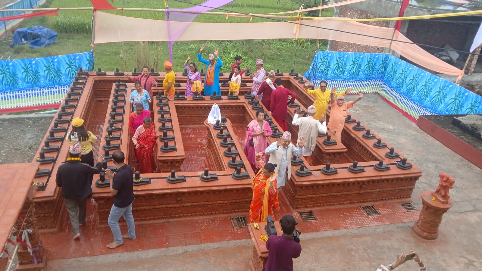 सत्सङ्गको तेस्रो दिनसम्म १९ हजार बढीले गरे १ सय ८ शिवलिंग दर्शन