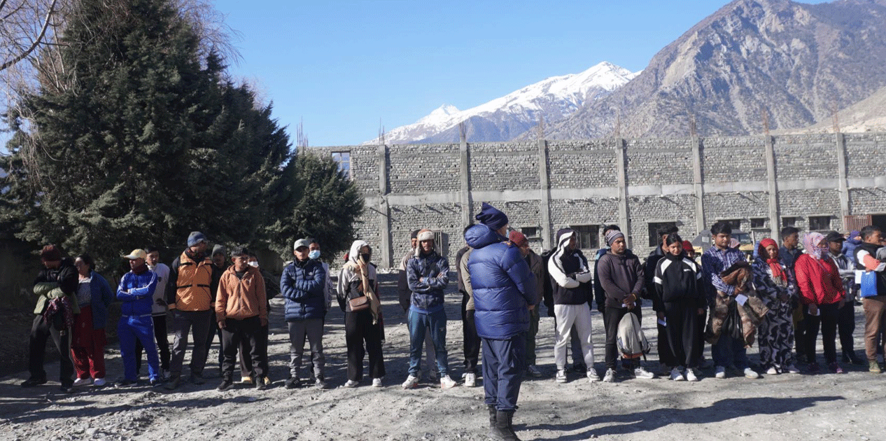 मुस्ताङमा ८० प्रतिशत निर्वाचन प्रहरी जिल्ला बाहिरका