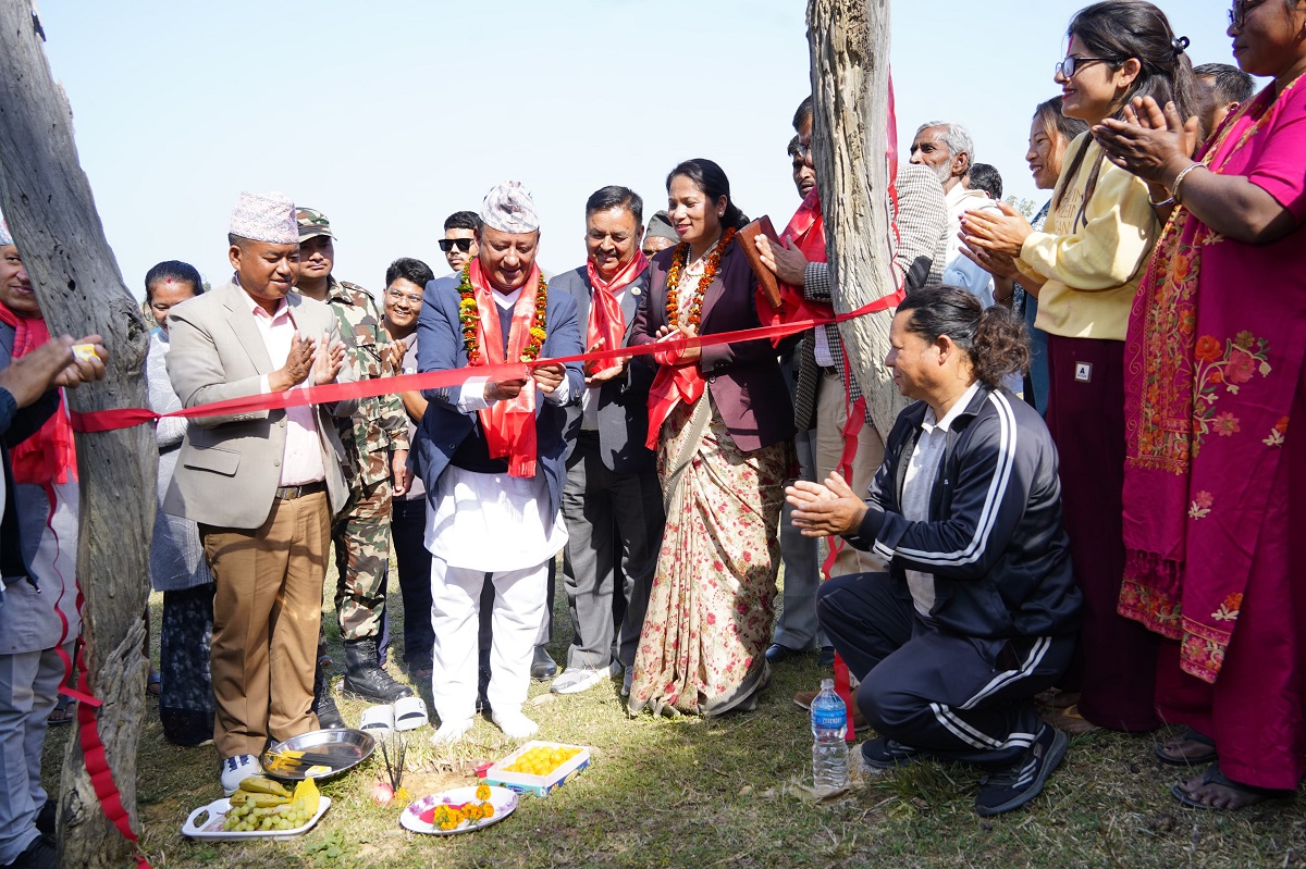 ऊर्जामन्त्री खड्काद्वारा शंकरपुर ताल सिँचाइ आयोजनाको शुभारम्भ