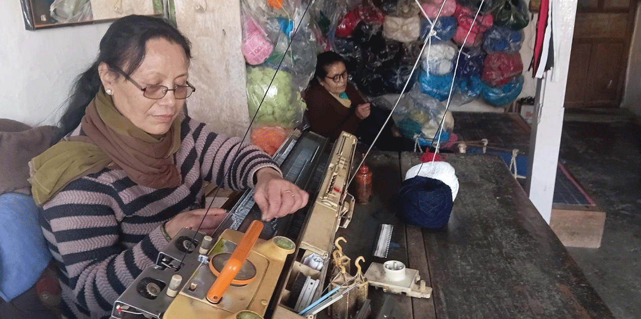 घरेलु उद्यममा व्यस्त भोजपुरका दुई दिदीबहिनी