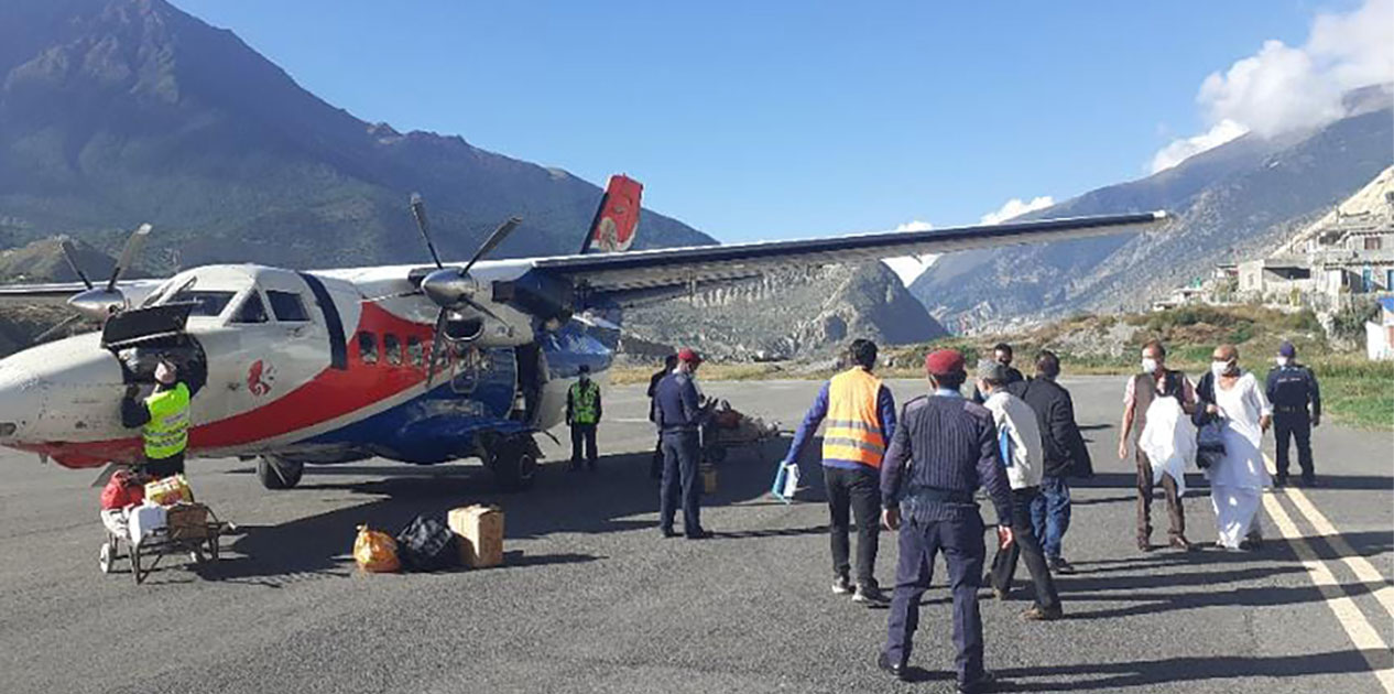 मौसम सुधारसँगै पोखरा-जोमसोम हवाई सेवा पुनः सञ्चालन