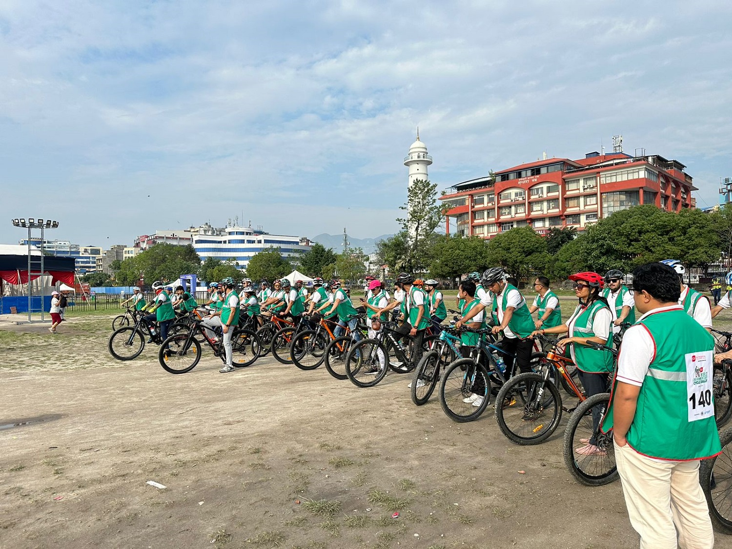 आइजीआई प्रुडेन्सियल इन्स्योरेन्सले गर्‍यो वृक्षारोपण र साइकल र्‍याली