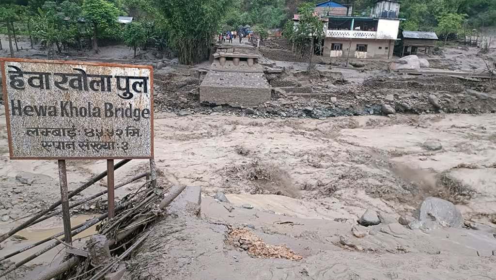 हेवा खोलामा बेलिब्रिज बन्ने