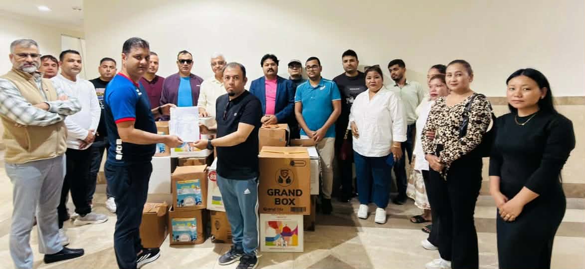 कतारको परोपकारी संस्थामार्फत प्राप्त रमदान किट एनसीसी कतारद्वारा वितरण