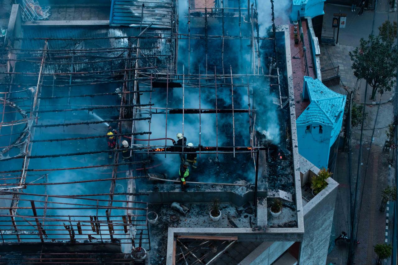 दाउरा थकालीमा लागेको आगो नियन्त्रणमा