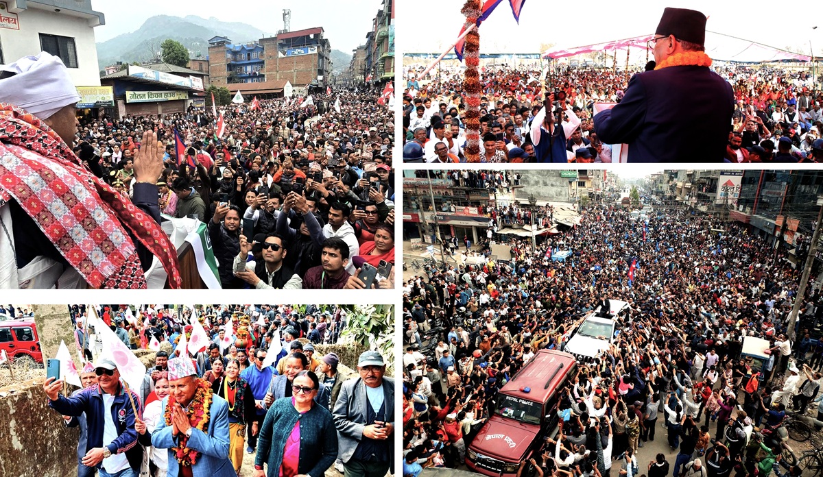 आक्रामक रास्वपा र कांग्रेस, घरदैलोमै एमाले