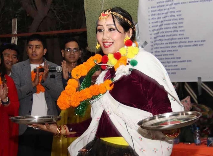 मौलिक थाली नाचलाई कतारमा फैलाउँदै यमुना