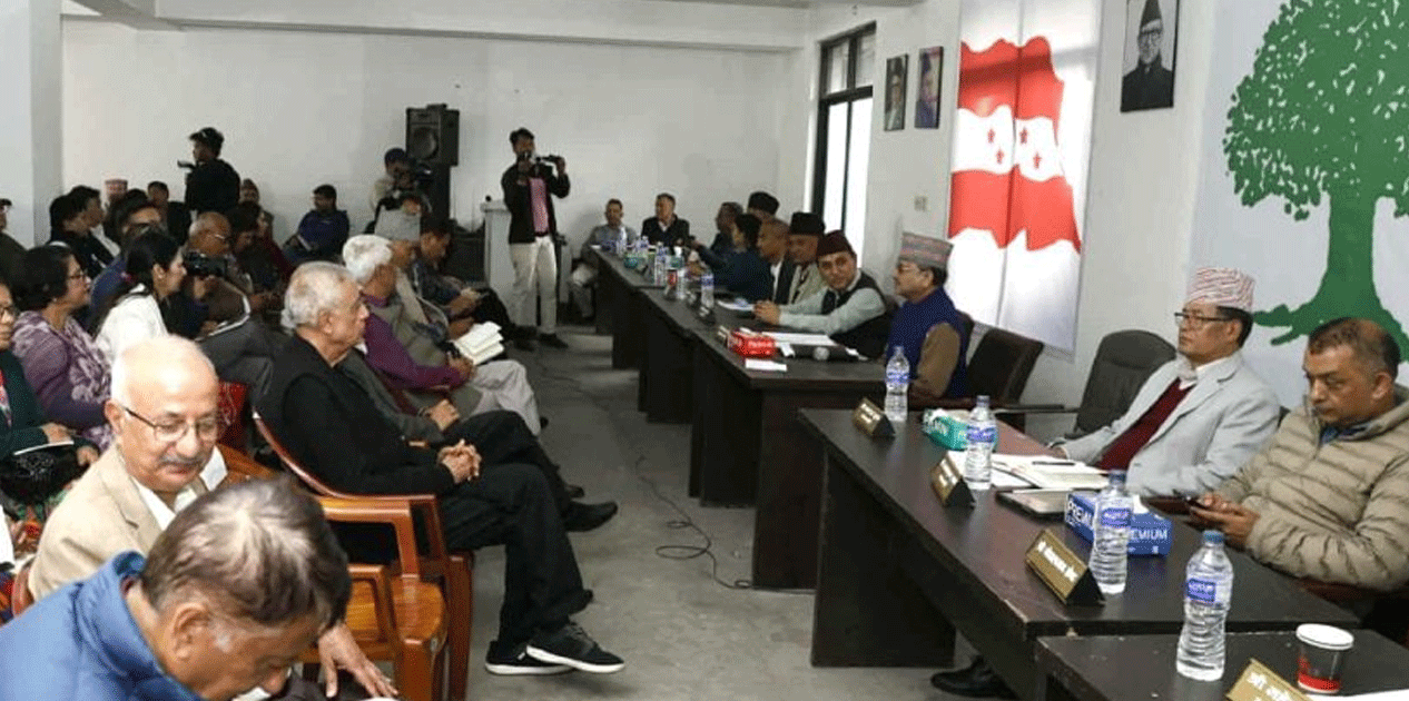 कांग्रेस केन्द्रीय कार्यसमिति बैठक आज पनि बस्दै