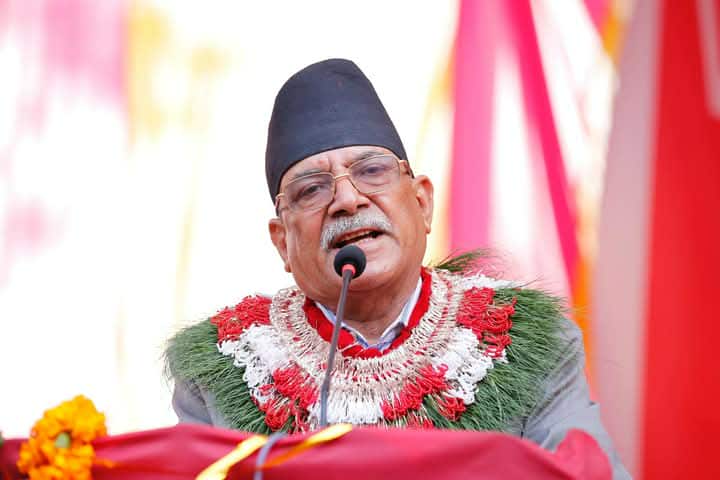 थबाङले मलाई गणतन्त्र नेपालको प्रथम प्रधानमन्त्री बनाएको हो : अध्यक्ष प्रचण्ड