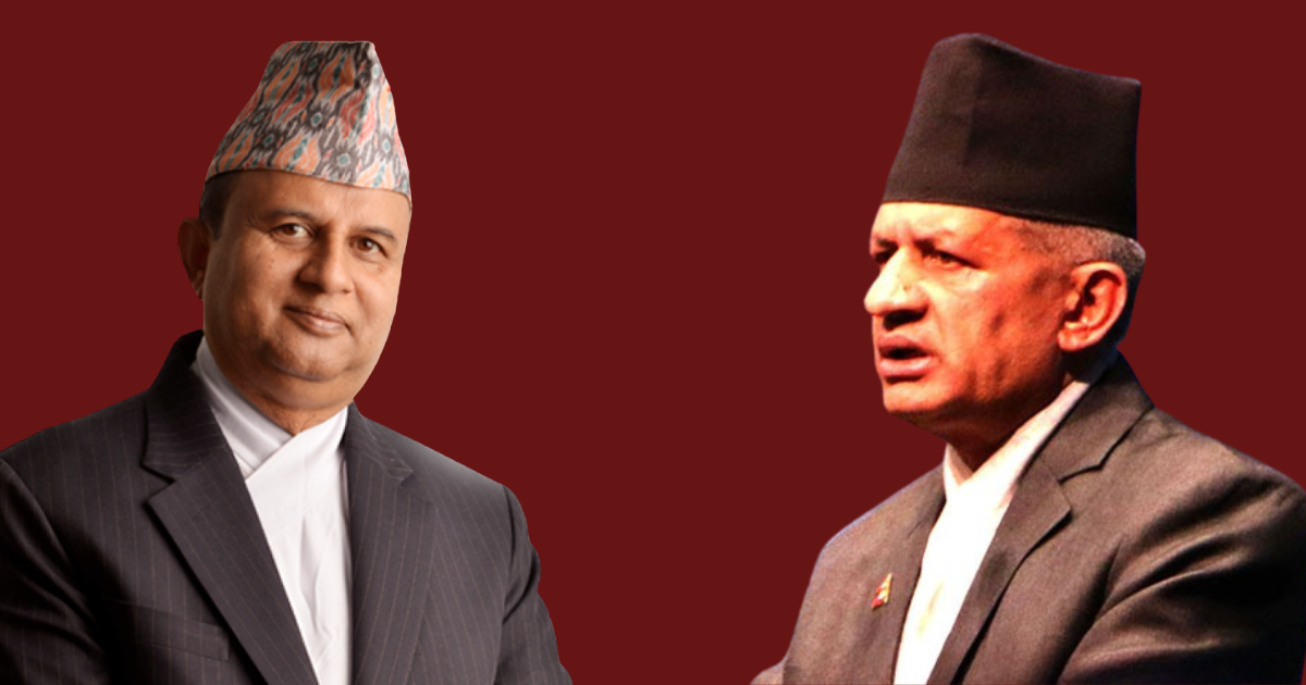 शंकर पोखरेलसँगै भोट माग्दै प्रदीप ज्ञवाली  