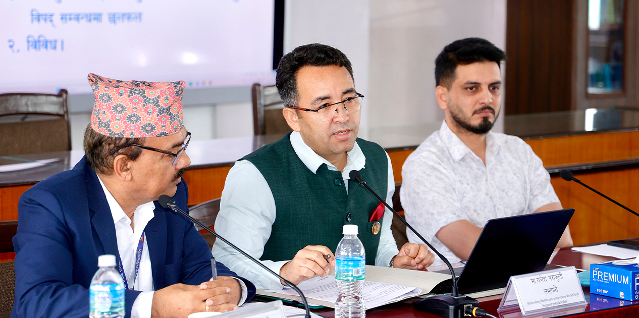विपद्पछि राज्य नागरिकको साथमा छ भन्ने अनुभूति दिलाउनुपर्छ : सभापति पराजुली