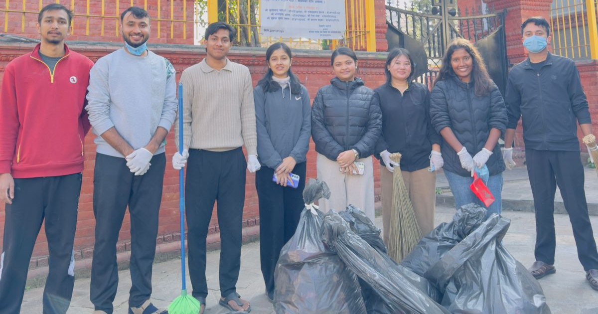 अवेक नेपालद्वारा कोटेश्वरमा सरसफाइ 