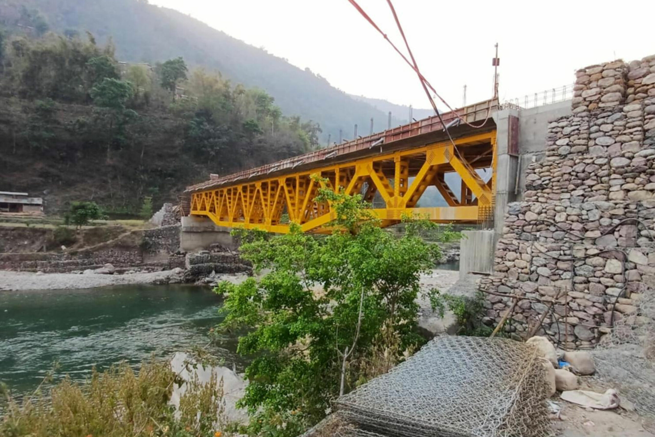झेँदी पुल निर्माण सम्पन्न
