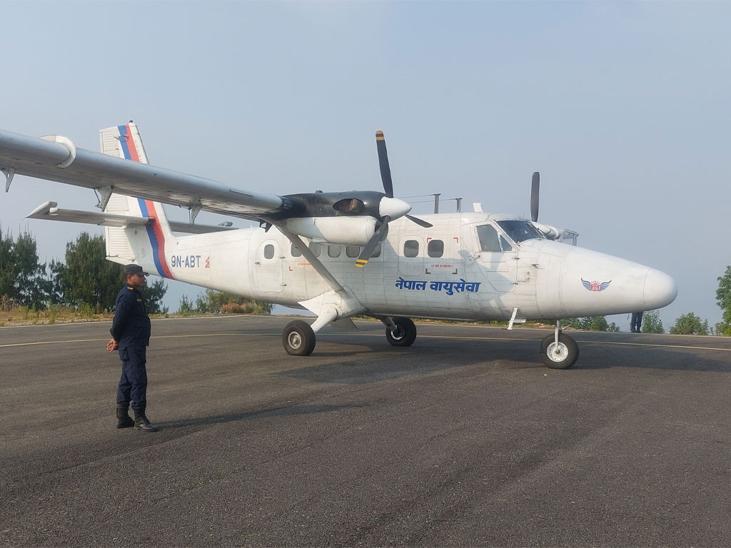 गुल्मीमा हवाई उडान कटौती, अब सातामा तीनपटक मात्र