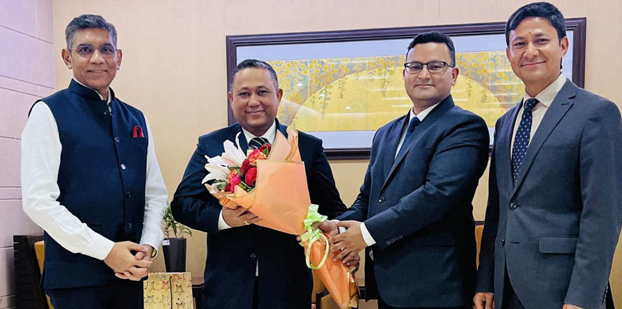 परराष्ट्र मन्त्री शिशिर खनाल नयाँ दिल्लीमा