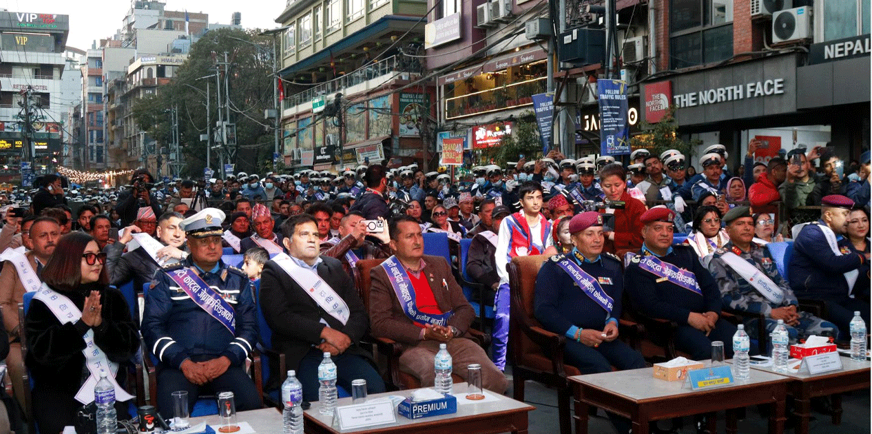 विभिन्न सांस्कृतिक कार्यक्रमसहित सात दिने ट्राफिक सप्ताह सम्पन्न