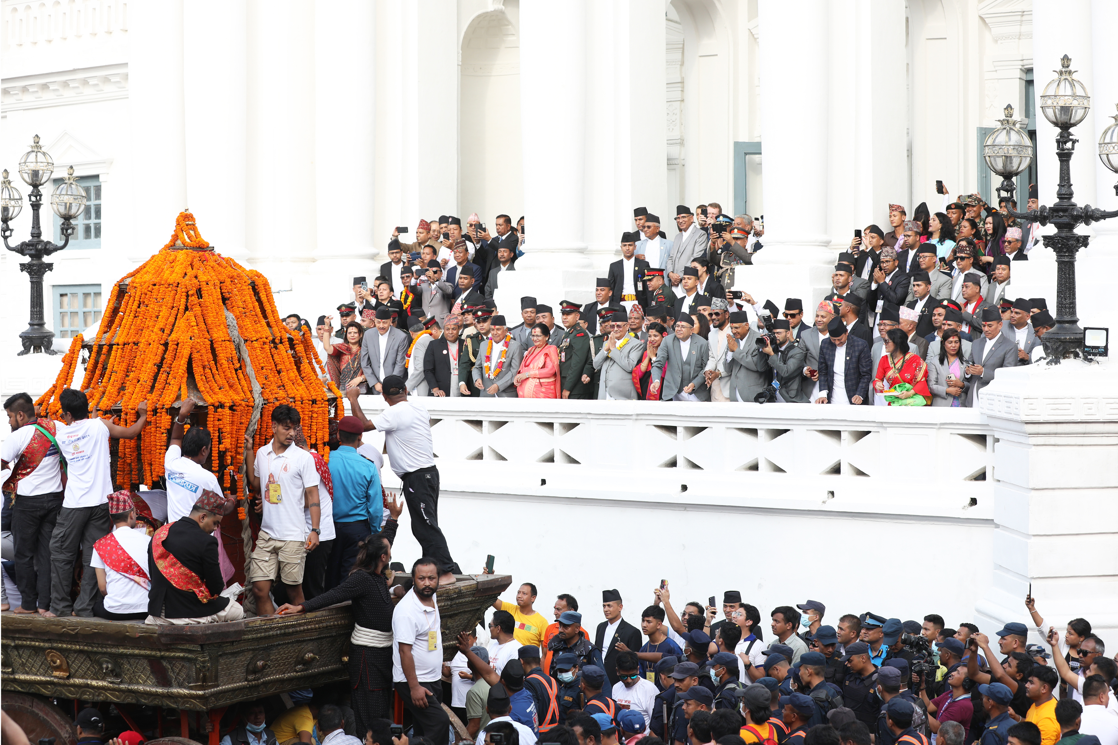 उपत्यकामा मनाइयो इन्द्रजात्रा 