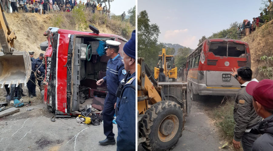 शंखरापुर दुर्घटनाः २७ जना डिस्चार्ज, चालक नियन्त्रणमा