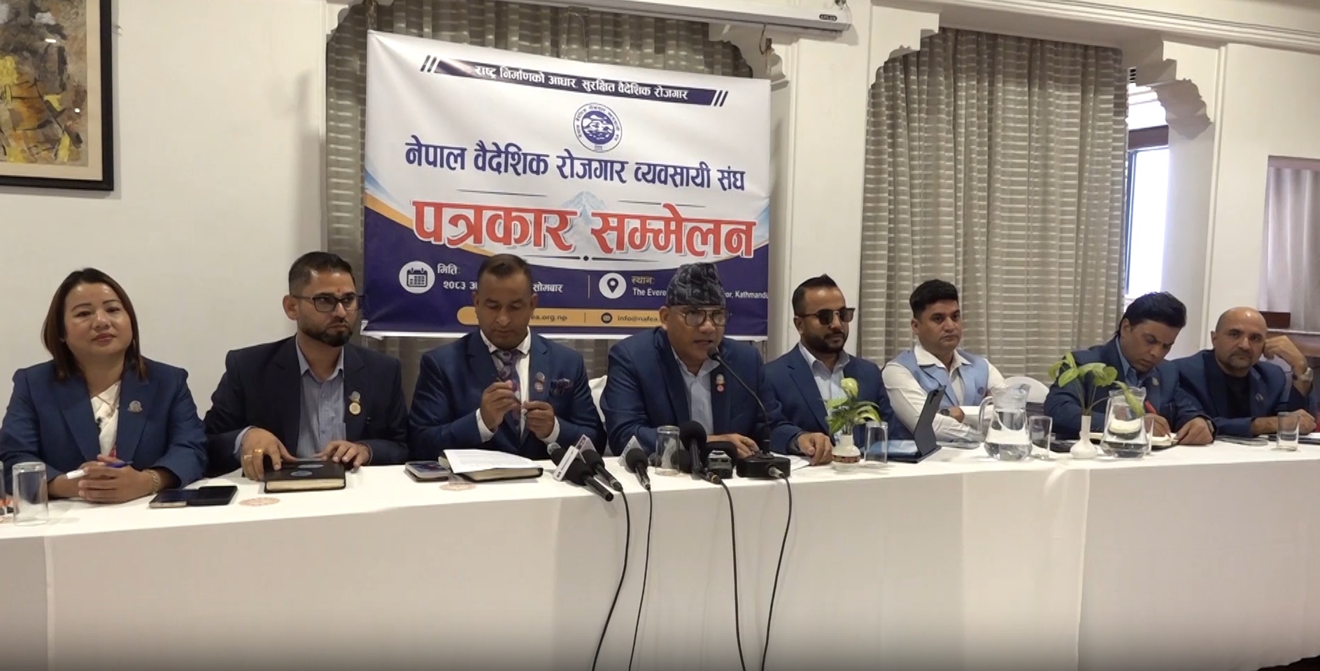 जसपा नेपालको राष्ट्रिय महाधिवेशन मञ्च हावाहुरीले भत्कायो