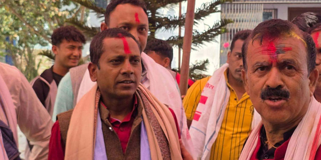 धनुषा–४ मा राष्ट्रिय मुक्ति पार्टीका उम्मेदवार नै कांग्रेसमा प्रवेश