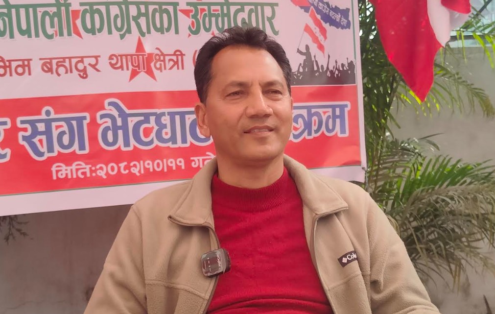 महेशपुर भन्सार मिनी सुख्खा बन्दरगाह बनाउने पहिलो प्राथमिकता : उम्मेदवार थापा