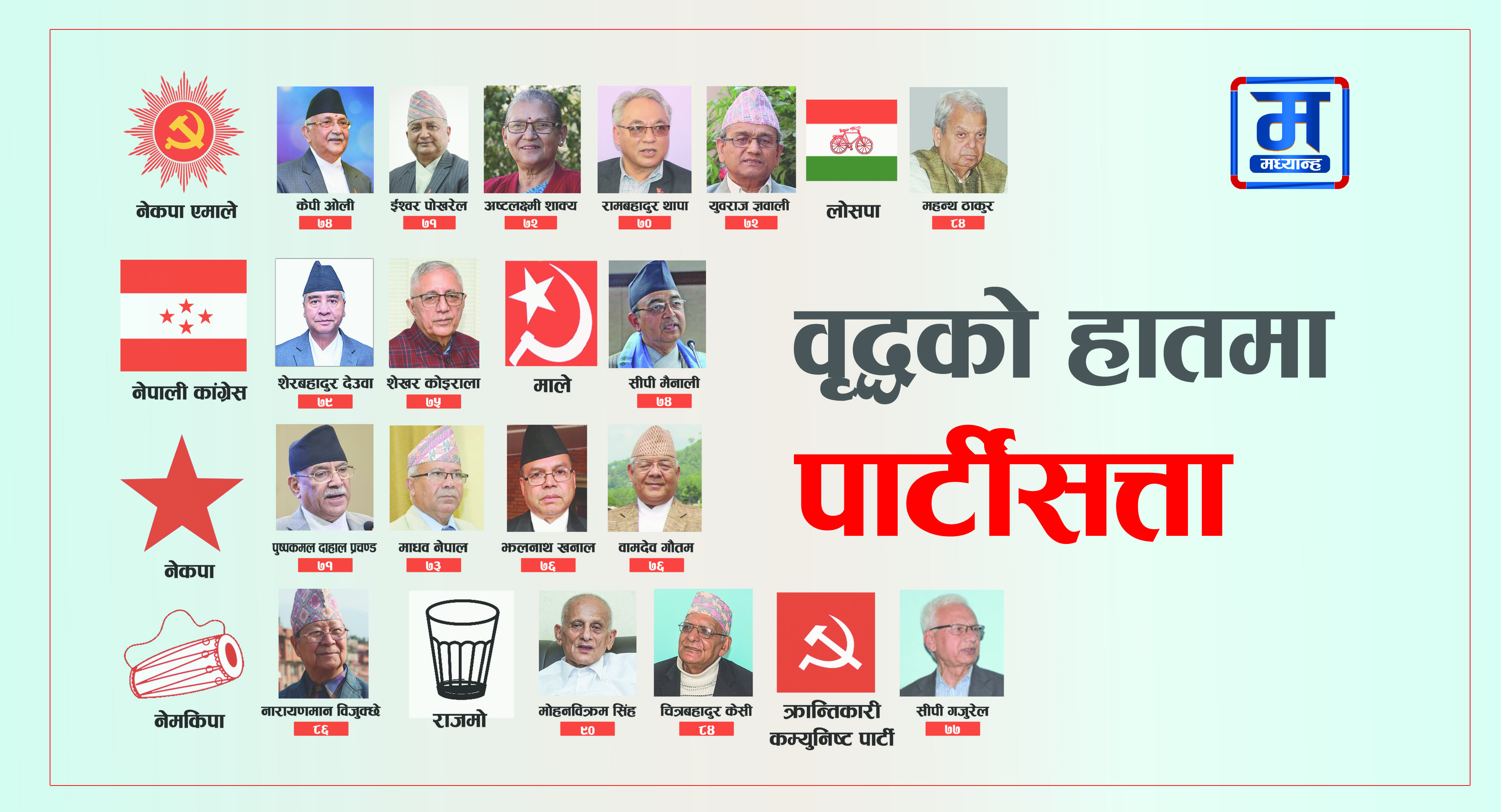 पार्टीमा वृद्ध शासन 