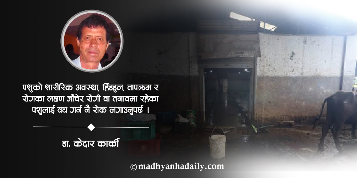 वधशाला र जनस्वास्थ्य सरोकार