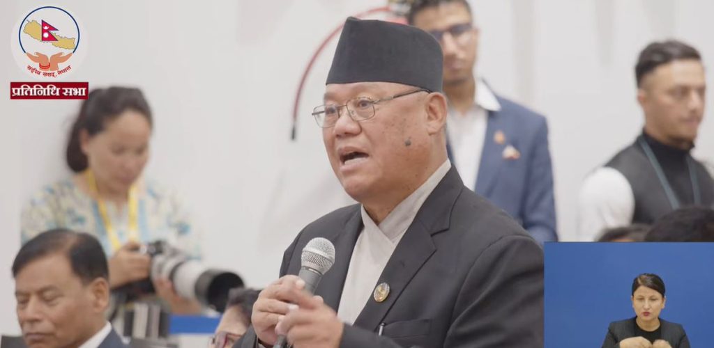 सरकारको नीति तथा कार्यक्रममाथिको छलफलमा प्रधानमन्त्रीको उपस्थिति हुनैपर्छ : आङ्देम्बे