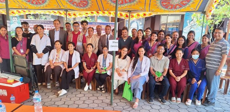 तारकेश्वरमा बृहत् रक्तदान कार्यक्रम तथा स्वास्थ्य शिविर